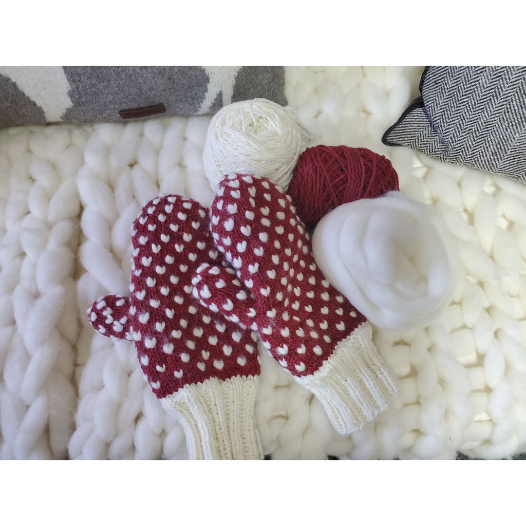 Easy Thrum Mitten Kit - Main Image
