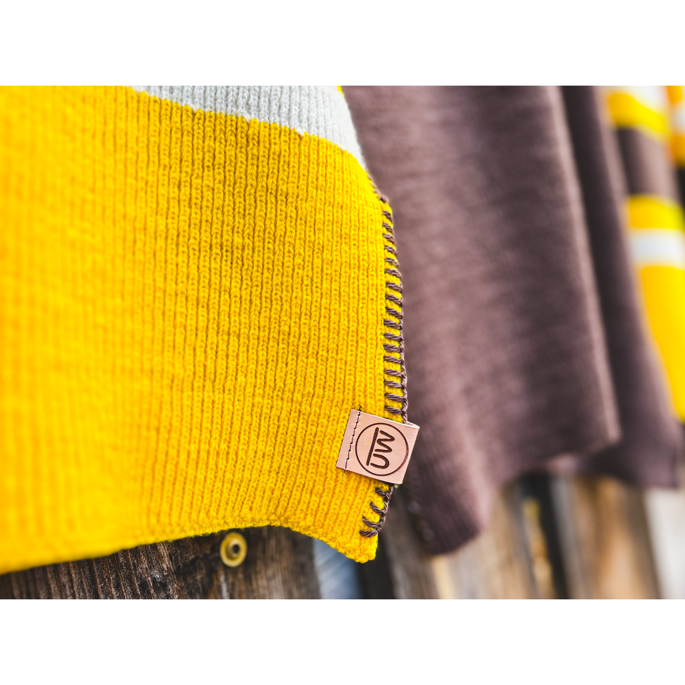 University of Wyoming High Plains Brown and Gold Wool Throw