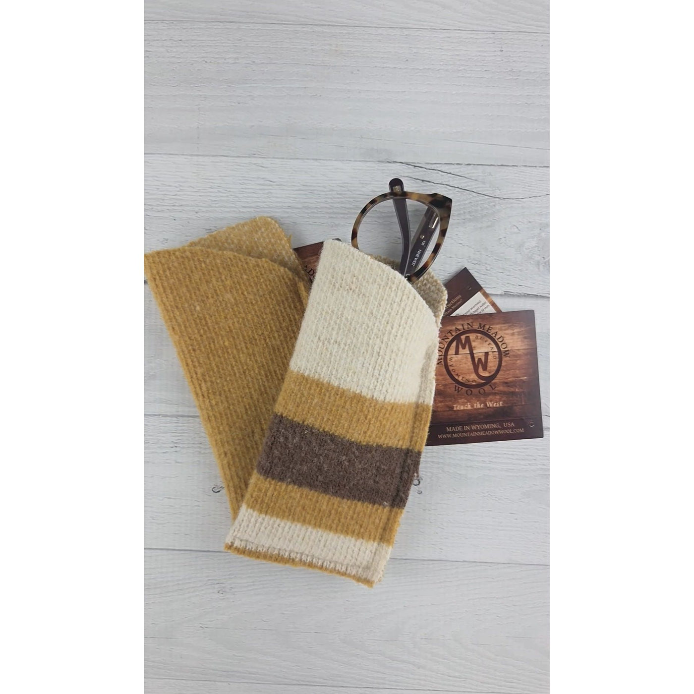 Wool Felted Eyeglass Case