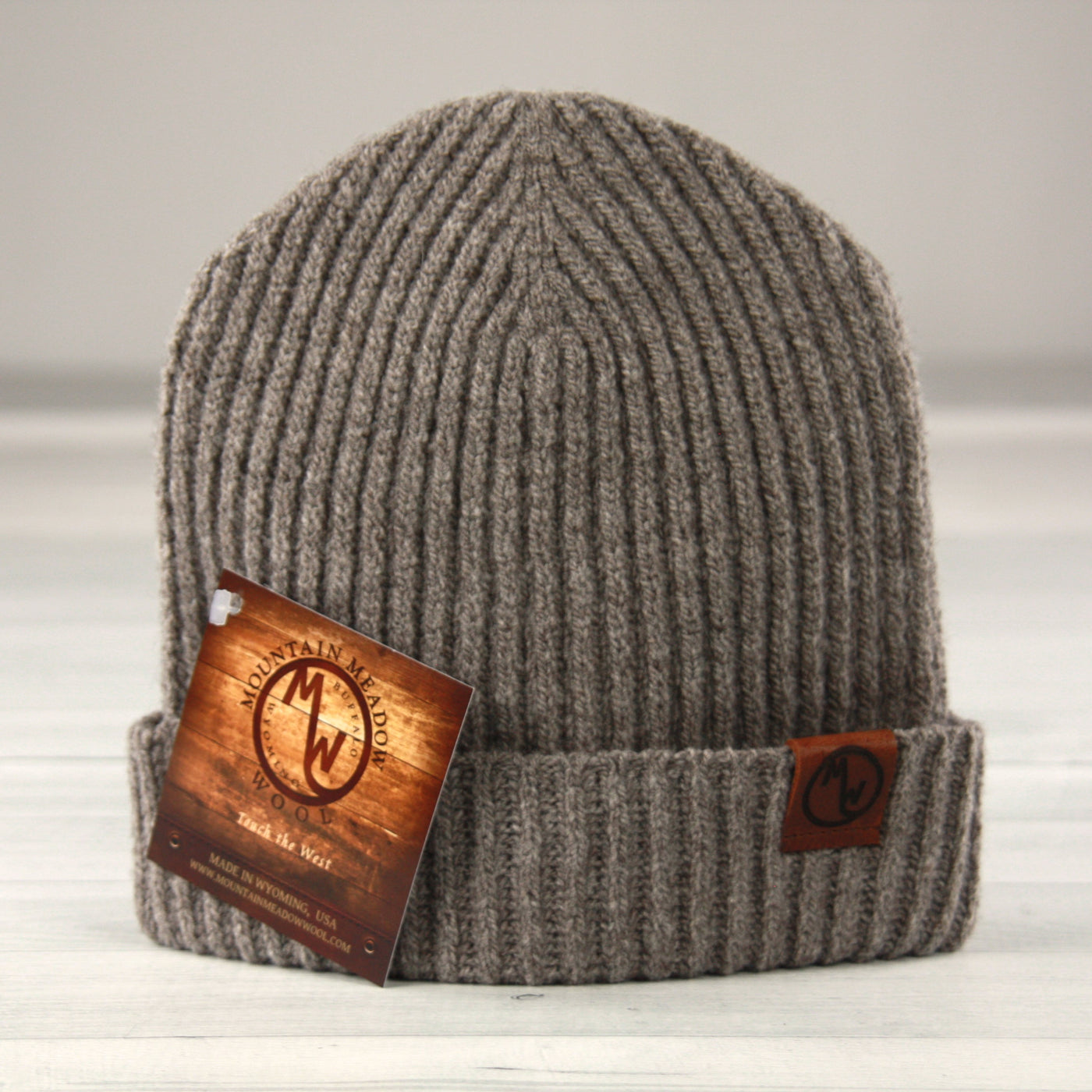 Cloud Peak - Rib Cuff Wool beanie