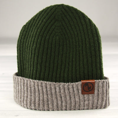 Cloud Peak - Rib Cuff Wool beanie