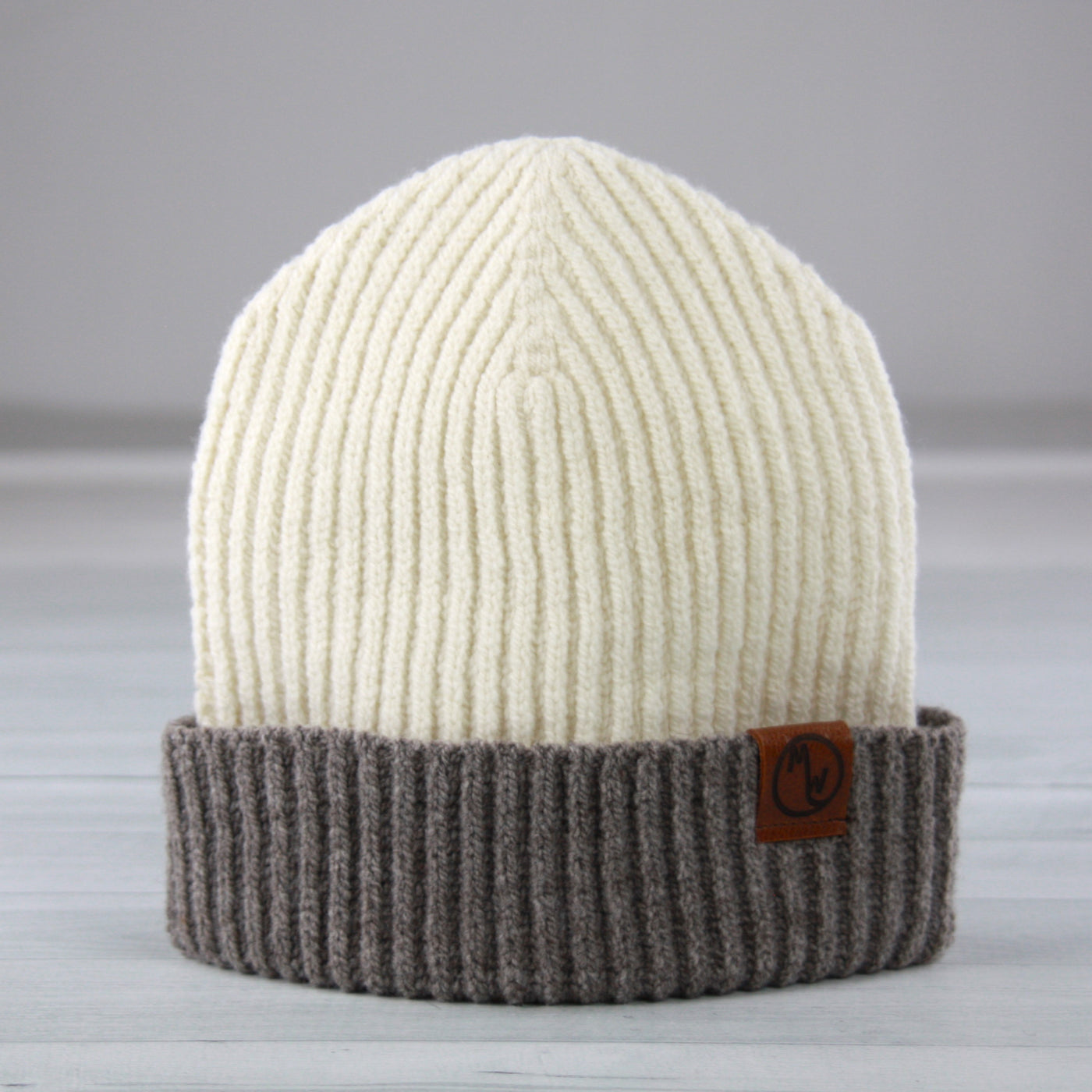 Cloud Peak - Rib Cuff Wool beanie