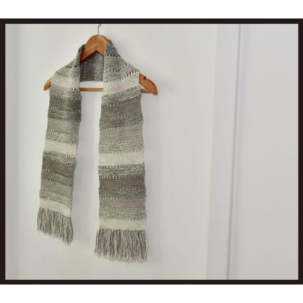 Six Shades of Grey Scarf Kit – Gradient Knitting Project