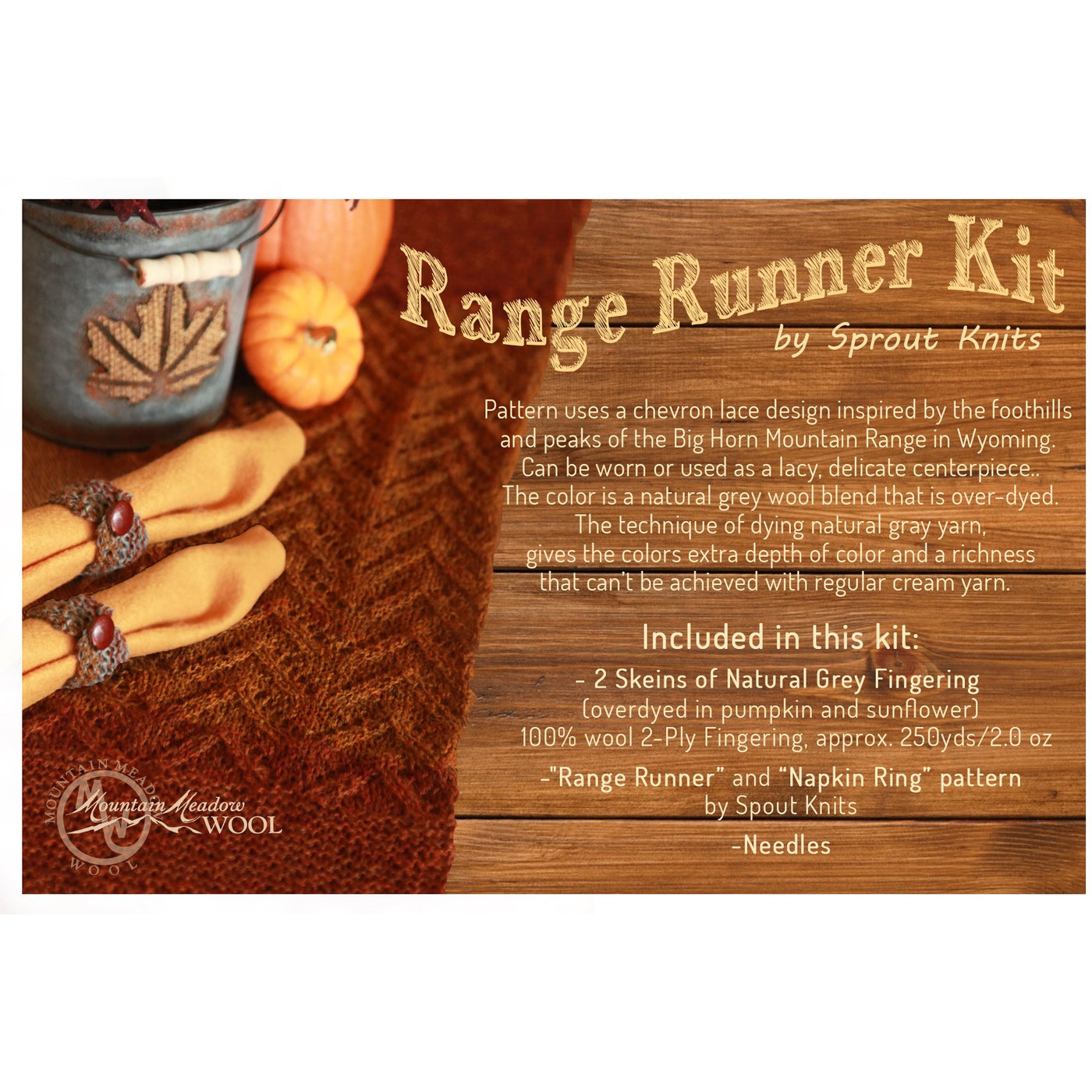 Range Runner Knitting Kit