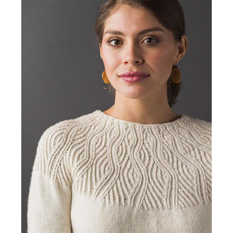 "Undulating Lines" Sweater Knitting Kit