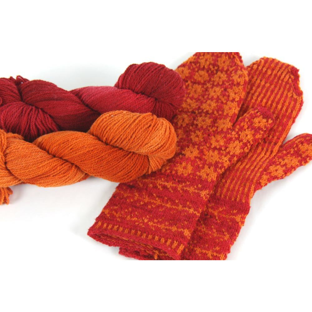 Twilight Mitten Knitting Kit – Colorful Wool Mittens Project